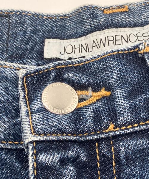 JOHN LAWRENCE SULLIVAN（ジョン ローレンス サリバン）JOHN LAWRENCE SULLIVAN (ジョン ローレンス サリバン) デニムパンツ　	WASHED DENIM HOLLOWED OUT PANTS ブルー サイズ:Sの古着・服飾アイテム