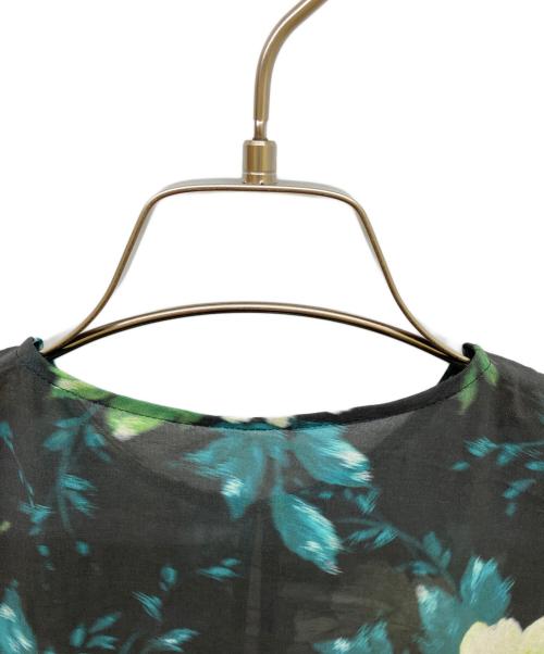 LE CIEL BLEU（ルシェルブルー）LE CIEL BLEU (ルシェルブルー) ヴィンテージフローラルマキシドレス ブラック サイズ:36 未使用品の古着・服飾アイテム