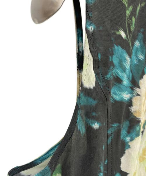 LE CIEL BLEU（ルシェルブルー）LE CIEL BLEU (ルシェルブルー) ヴィンテージフローラルマキシドレス ブラック サイズ:36 未使用品の古着・服飾アイテム