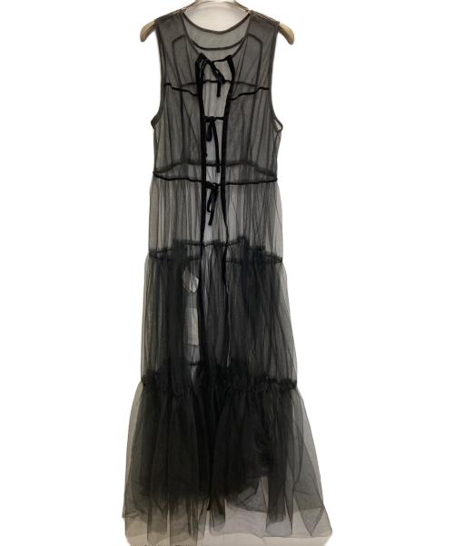 MAISON SPECIAL（メゾンスペシャル）MAISON SPECIAL (メゾンスペシャル) 2way Tulle Dress チュールワンピース ブラック サイズ:FREE 未使用品の古着・服飾アイテム