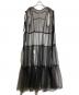 中古・古着 MAISON SPECIAL (メゾンスペシャル) 2way Tulle Dress チュールワンピース ブラック サイズ:FREE 未使用品：7000円