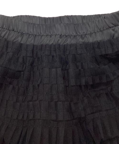 Ameri（アメリ）AMERI (アメリ) BLACK TULLE RAFFLE SKIRT ブラック サイズ:Sの古着・服飾アイテム