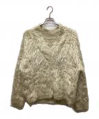 MAISON SPECIALメゾンスペシャル）の古着「2WAY Vネックシャギーニット」｜ベージュ