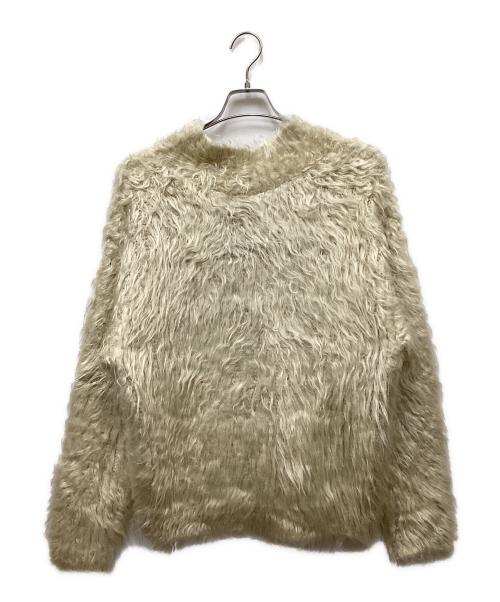 MAISON SPECIAL（メゾンスペシャル）MAISON SPECIAL (メゾンスペシャル) 2WAY Vネックシャギーニット ベージュ サイズ:FREEの古着・服飾アイテム