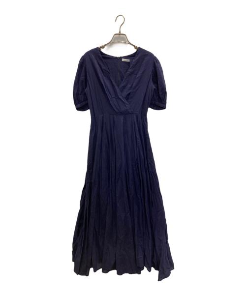 MARIHA（マリハ）MARIHA (マリハ) カシュクールワンピース ネイビー サイズ:36の古着・服飾アイテム