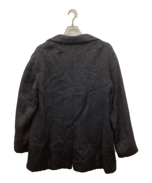 AKANE UTSUNOMIYA（アカネウツノミヤ）AKANE UTSUNOMIYA (アカネウツノミヤ) ウールシャギーコート ブラック サイズ:38 未使用品の古着・服飾アイテム