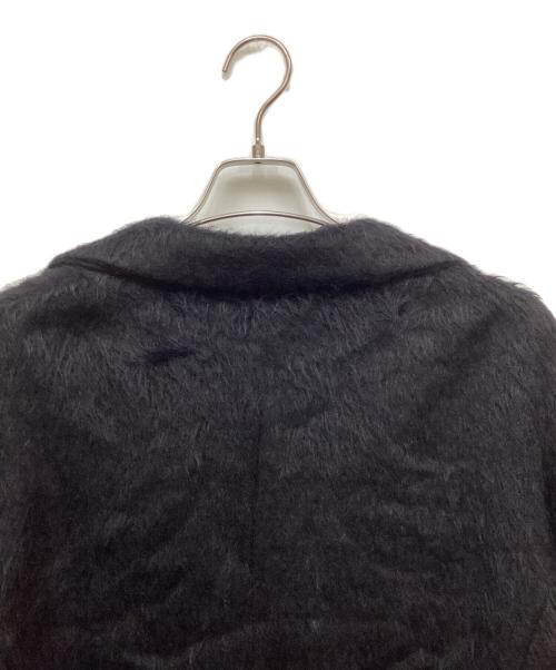 AKANE UTSUNOMIYA（アカネウツノミヤ）AKANE UTSUNOMIYA (アカネウツノミヤ) ウールシャギーコート ブラック サイズ:38 未使用品の古着・服飾アイテム