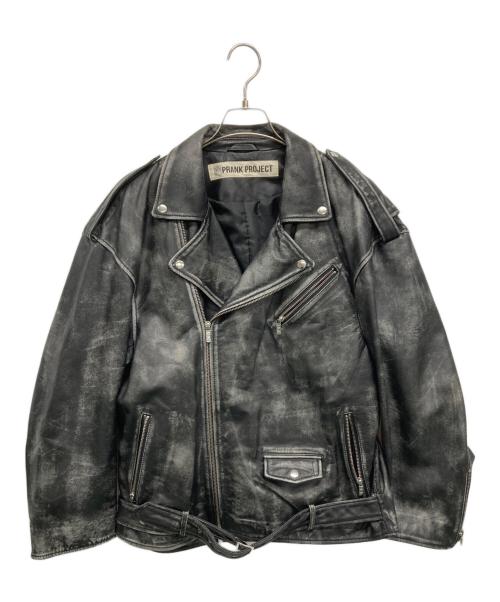 PRANK PROJECT（プランクプロジェクト）PRANK PROJECT (プランクプロジェクト) ダブルライダースジャケット ブラック サイズ:SIZE 38の古着・服飾アイテム