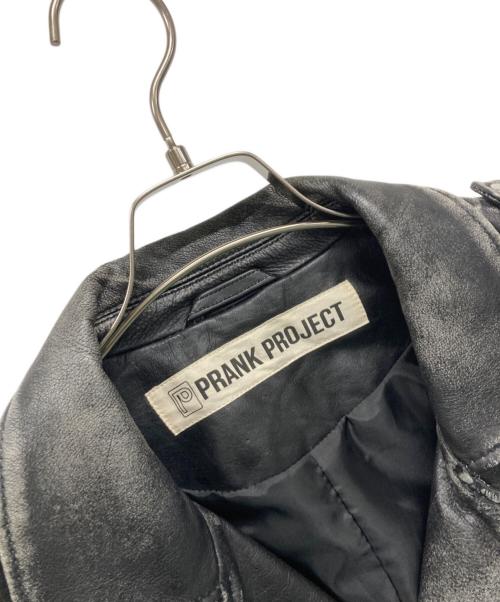 PRANK PROJECT（プランクプロジェクト）PRANK PROJECT (プランクプロジェクト) ダブルライダースジャケット ブラック サイズ:SIZE 38の古着・服飾アイテム