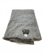 JOHNSTONS OF ELGIN×UNITED ARROWSジョンストンズオブエルガン×ユナイテッドアローズ）の古着「ウールカシミヤ大判ストール」｜グレー