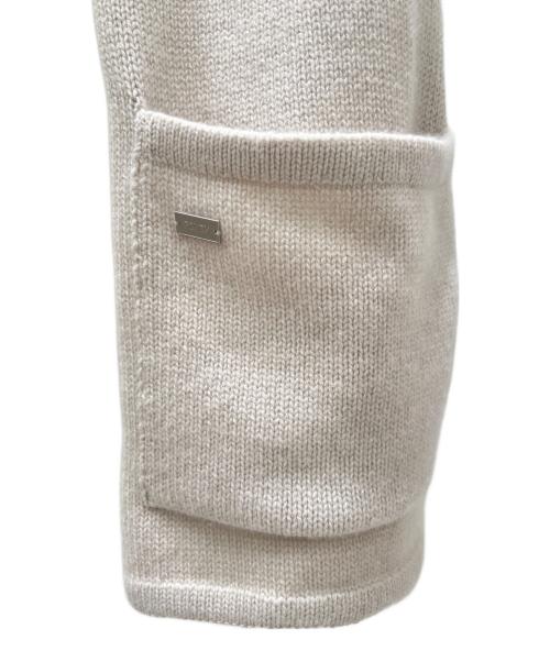 FOXEY（フォクシー）FOXEY (フォクシー) ファーフーディストール ベージュ サイズ:-の古着・服飾アイテム