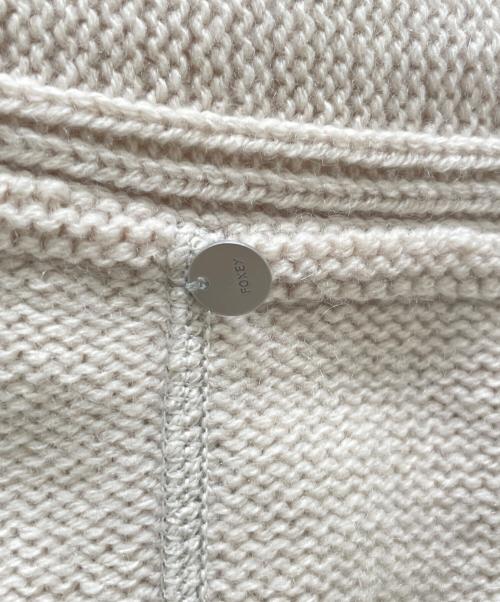 FOXEY（フォクシー）FOXEY (フォクシー) ファーフーディストール ベージュ サイズ:-の古着・服飾アイテム