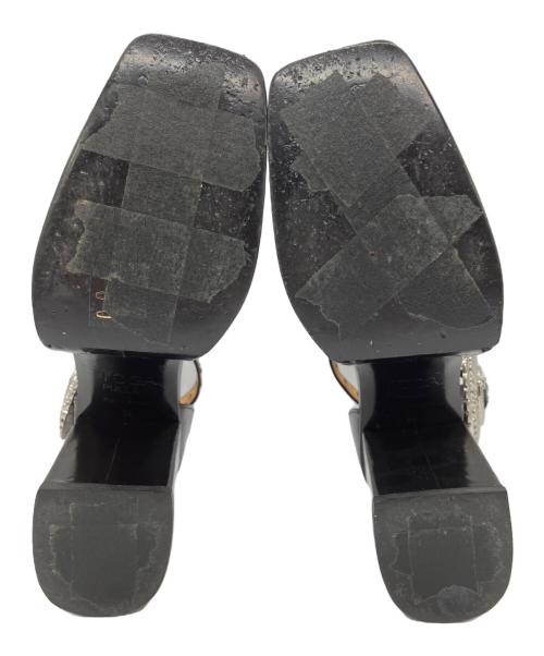 TOGA PULLA（トーガ プルラ）TOGA PULLA (トーガ プルラ) Tストラッププラットフォームパンプス ブラック サイズ:36の古着・服飾アイテム