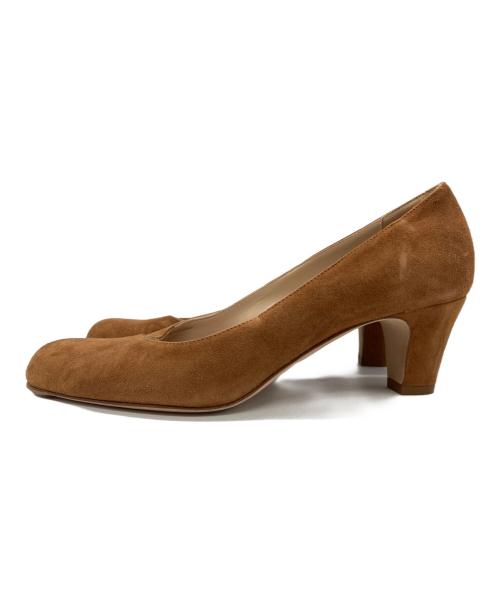 Manolo Blahnik（マノロブラニク）Manolo Blahnik (マノロブラニク) スウェードパンプス ブラウン サイズ:35の古着・服飾アイテム