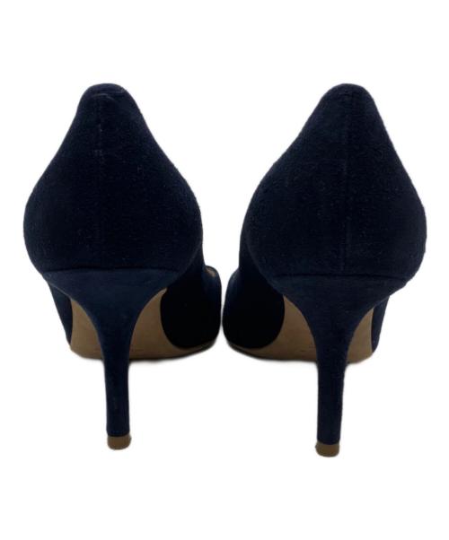 PELLICO（ペリーコ）PELLICO (ペリーコ) スウェードパンプス ネイビー サイズ:37 1/2の古着・服飾アイテム