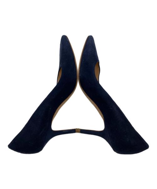 PELLICO（ペリーコ）PELLICO (ペリーコ) スウェードパンプス ネイビー サイズ:37 1/2の古着・服飾アイテム