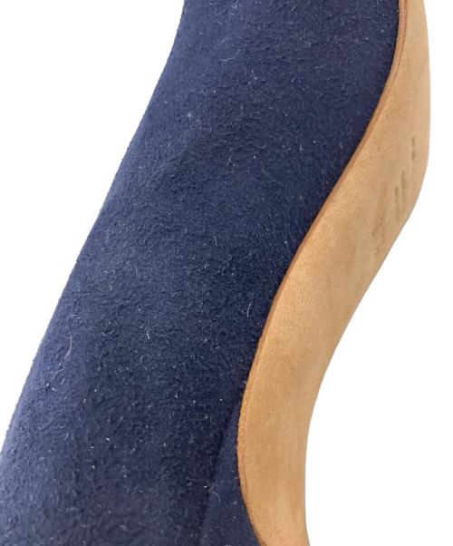 PELLICO（ペリーコ）PELLICO (ペリーコ) スウェードパンプス ネイビー サイズ:37 1/2の古着・服飾アイテム