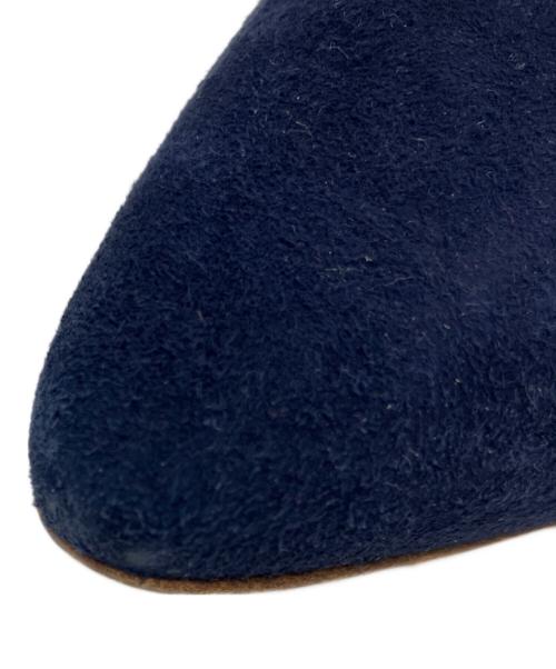 PELLICO（ペリーコ）PELLICO (ペリーコ) スウェードパンプス ネイビー サイズ:37 1/2の古着・服飾アイテム