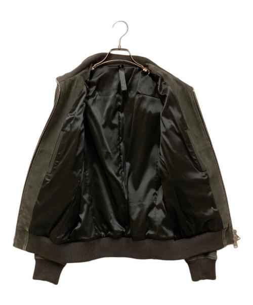 wjk（ダブルジェイケー）wjk (ダブルジェイケー) スウェードトラックジャケット グレー サイズ:SIZE Mの古着・服飾アイテム