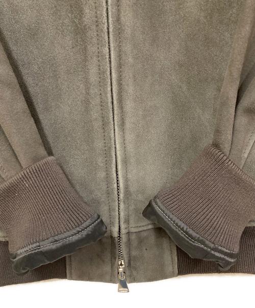 wjk（ダブルジェイケー）wjk (ダブルジェイケー) スウェードトラックジャケット グレー サイズ:SIZE Mの古着・服飾アイテム