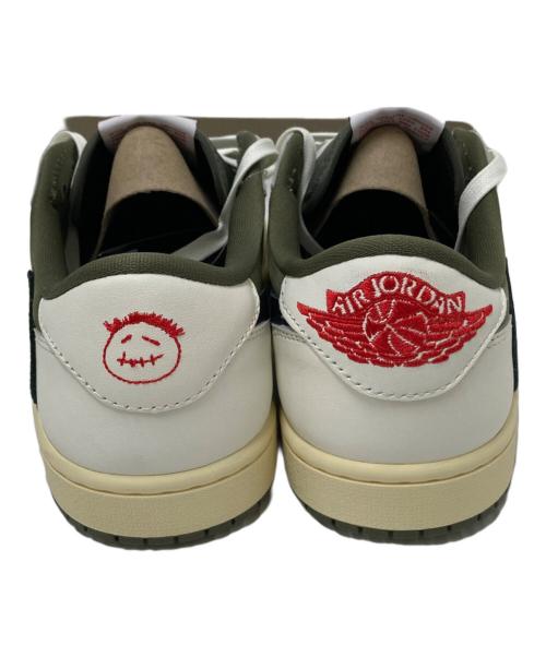 NIKE（ナイキ）NIKE Travis Scott AIR JORDAN 1 RETRO LOW OG SP TRAVIS SCOTT Reverse Olive medium olive/black-sail-muslin オリーブ サイズ:26.5の古着・服飾アイテム