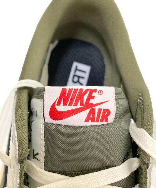 NIKE（ナイキ）NIKE Travis Scott AIR JORDAN 1 RETRO LOW OG SP TRAVIS SCOTT Reverse Olive medium olive/black-sail-muslin オリーブ サイズ:26.5の古着・服飾アイテム