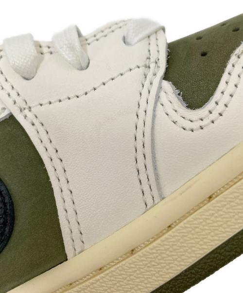 NIKE（ナイキ）NIKE Travis Scott AIR JORDAN 1 RETRO LOW OG SP TRAVIS SCOTT Reverse Olive medium olive/black-sail-muslin オリーブ サイズ:26.5の古着・服飾アイテム