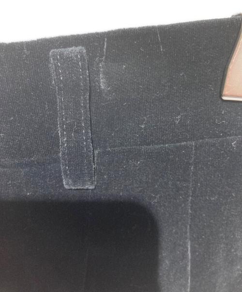 COMME des GARCONS COMME des GARCONS（コムデギャルソン コムデギャルソン）COMME des GARCONS COMME des GARCONS (コムデギャルソン コムデギャルソン) AD2014 ベロアクロップドパンツ ブラック サイズ:Mの古着・服飾アイテム