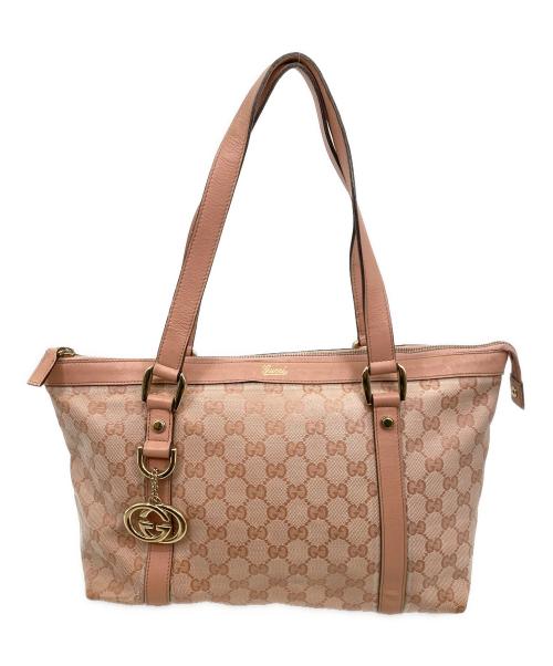GUCCI（グッチ）GUCCI (グッチ) ハンドバッグ ピンクの古着・服飾アイテム