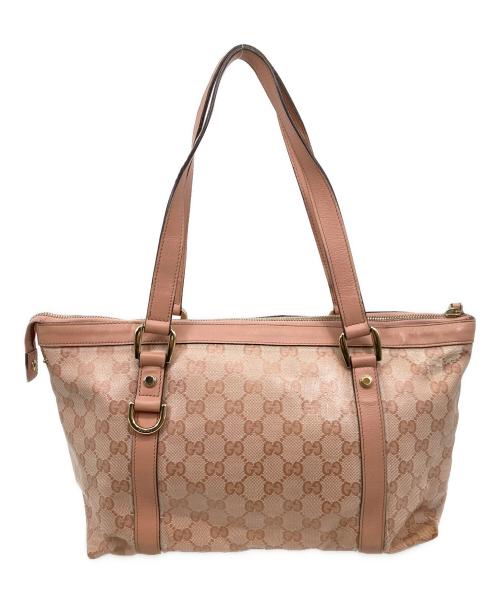 GUCCI（グッチ）GUCCI (グッチ) ハンドバッグ ピンクの古着・服飾アイテム