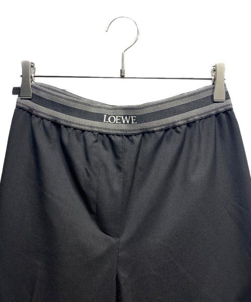 LOEWE（ロエベ）LOEWE (ロエベ) クロップドパンツ ブラック サイズ:S 未使用品の古着・服飾アイテム