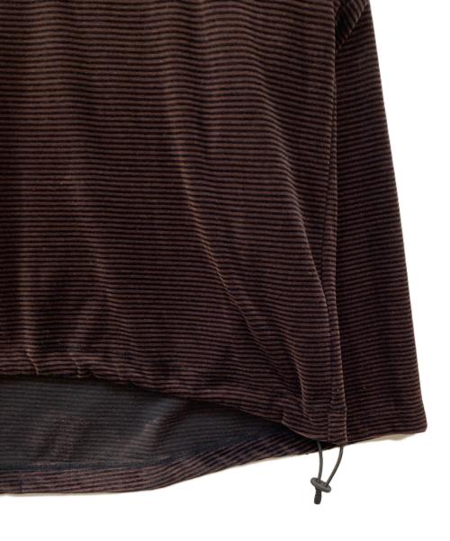 PUBLIC TOKYO（パブリックトウキョウ）PUBLIC TOKYO (パブリックトウキョウ) ベロアウォームコードプルオーバー ブラウン サイズ:1の古着・服飾アイテム