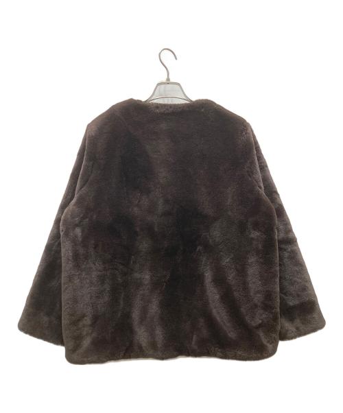 SHENERY（シーナリー）SHENERY (シーナリー) フェイクファーブルゾン ブラウン サイズ:Fの古着・服飾アイテム
