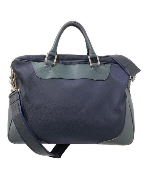 PELLE MORBIDA（ペッレモルビダ）PELLE MORBIDA (ペッレモルビダ) キャピターノ ブリーフケース ネイビー サイズ:下記参照の古着・服飾アイテム