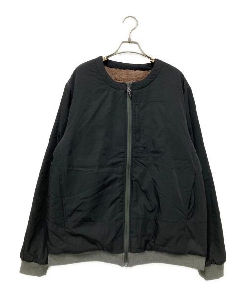 KRIFF MAYER（クリフメイヤー）KRIFF MAYER (クリフメイヤー) リバーシブルノーカラージャケット ブラック サイズ:Mの古着・服飾アイテム