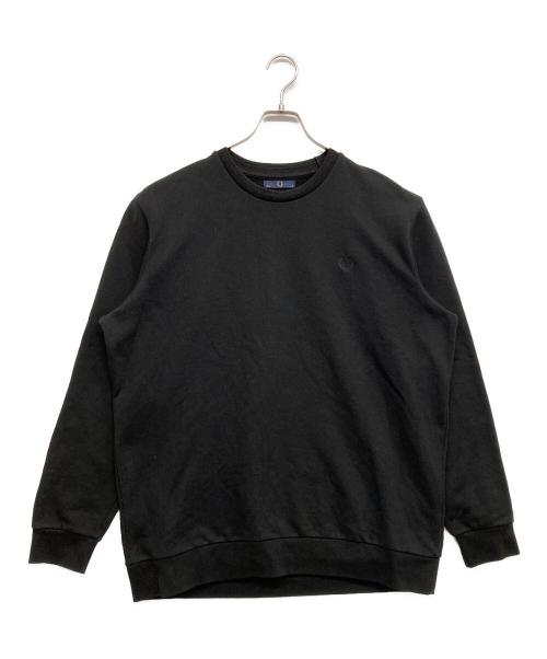 FRED PERRY（フレッドペリー）FRED PERRY (フレッドペリー) バックプリントスウェット ブラック サイズ:44の古着・服飾アイテム