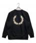 FRED PERRY (フレッドペリー) バックプリントスウェット ブラック サイズ:44：6000円