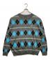 FRED PERRY（フレッドペリー）の古着「アーガイル柄ニット」｜グレー