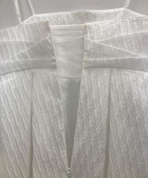 UNITED ARROWS（ユナイテッドアローズ）UNITED ARROWS (ユナイテッドアローズ) エアリージャカード コクーンワンピース ホワイト サイズ:SIZE 36の古着・服飾アイテム