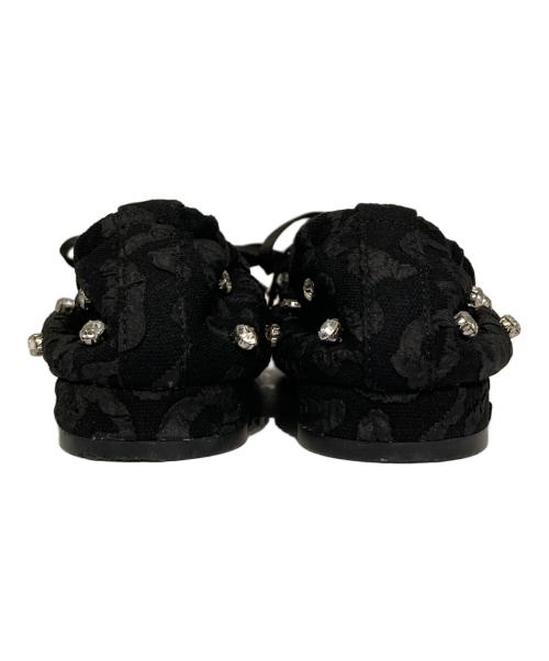 TSURU by MARIKO OIKAWA（ツルバイマリコオイカワ）TSURU by MARIKO OIKAWA (ツルバイマリコオイカワ) Pigalle/ピガール バレエシューズ ブラック サイズ:35の古着・服飾アイテム