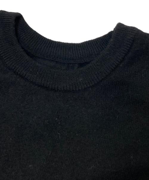 JSELF（ジゼルフ）JSELF (ジゼルフ) Back Slit Knit ブラック サイズ:Fの古着・服飾アイテム