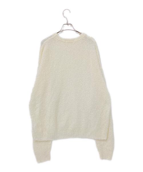 Knuth Marf（クヌースマーフ）Knuth Marf (クヌースマーフ) jaguard sheer knit アイボリー サイズ:Fの古着・服飾アイテム