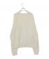 Knuth Marf (クヌースマーフ) jaguard sheer knit アイボリー サイズ:F：6000円