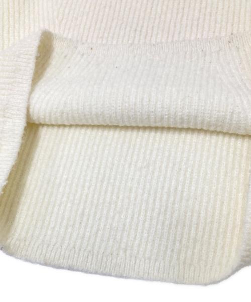 Estella.K（エステラケー）Estella.K (エステラケー) フェザートリムニットプルオーバー ホワイト サイズ:Fの古着・服飾アイテム