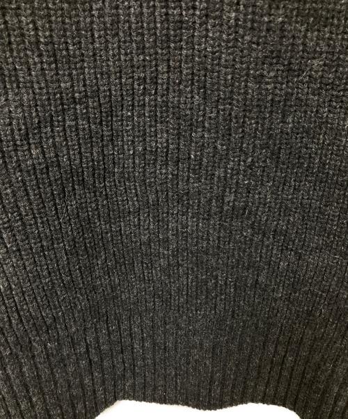 NKNIT（ンニット）NKNIT (ンニット) zipper double collar KNIT グレー サイズ:1の古着・服飾アイテム