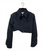 RECTOレクト）の古着「RC SIGNATURE MICA CROP JACKET」｜ブラック