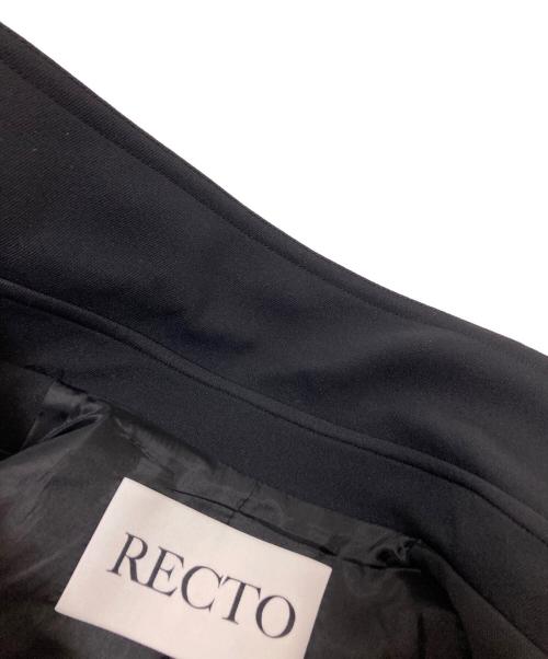 RECTO（レクト）RECTO (レクト) RC SIGNATURE MICA CROP JACKET ブラック サイズ:Sの古着・服飾アイテム