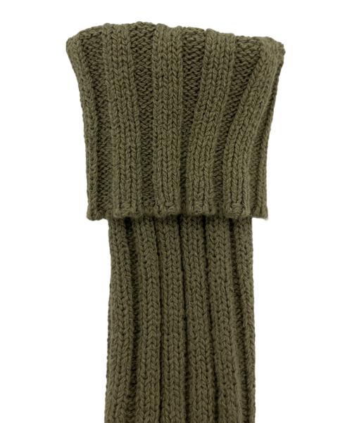OPEN YY（オープンワイワイ）OPEN YY (オープンワイワイ) ARGYLE POINTELLE KNIT ボレロ オリーブ サイズ:1の古着・服飾アイテム