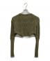 OPEN YY (オープンワイワイ) ARGYLE POINTELLE KNIT ボレロ オリーブ サイズ:1：4000円