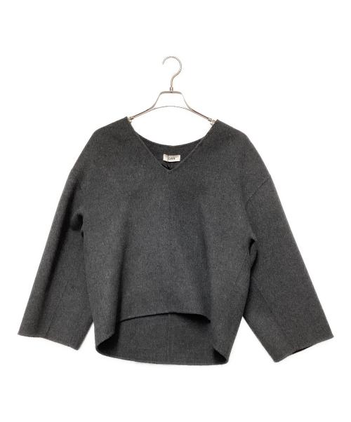 ORR（オル）ORR (オル) ストール付ウールプルオーバー グレー サイズ:XS 未使用品の古着・服飾アイテム